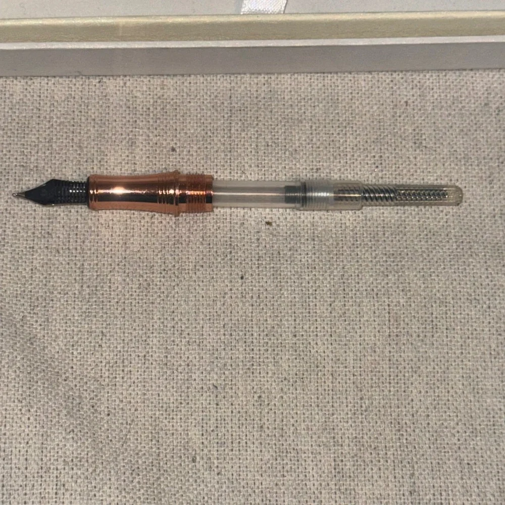 ZenZoi Fountain Pen Lavender and Rose Gold with Ink Converter and Gift Box
